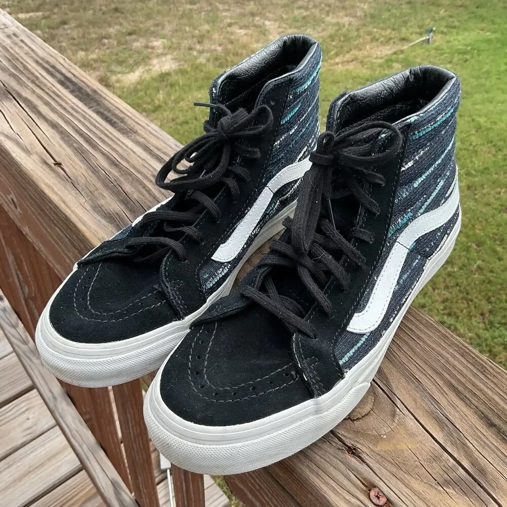 VANS UNISEX SIZE 7M 8.5W SK8-HI SUEDE ITALIAN SUEDE SKATE SNEAKERS SHOES